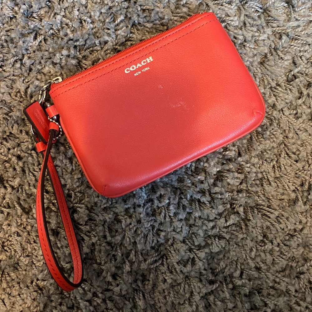 Coach small wristlet